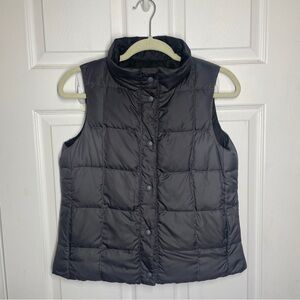 L.L. Bean Reversible Black Quilted Puffer Vest